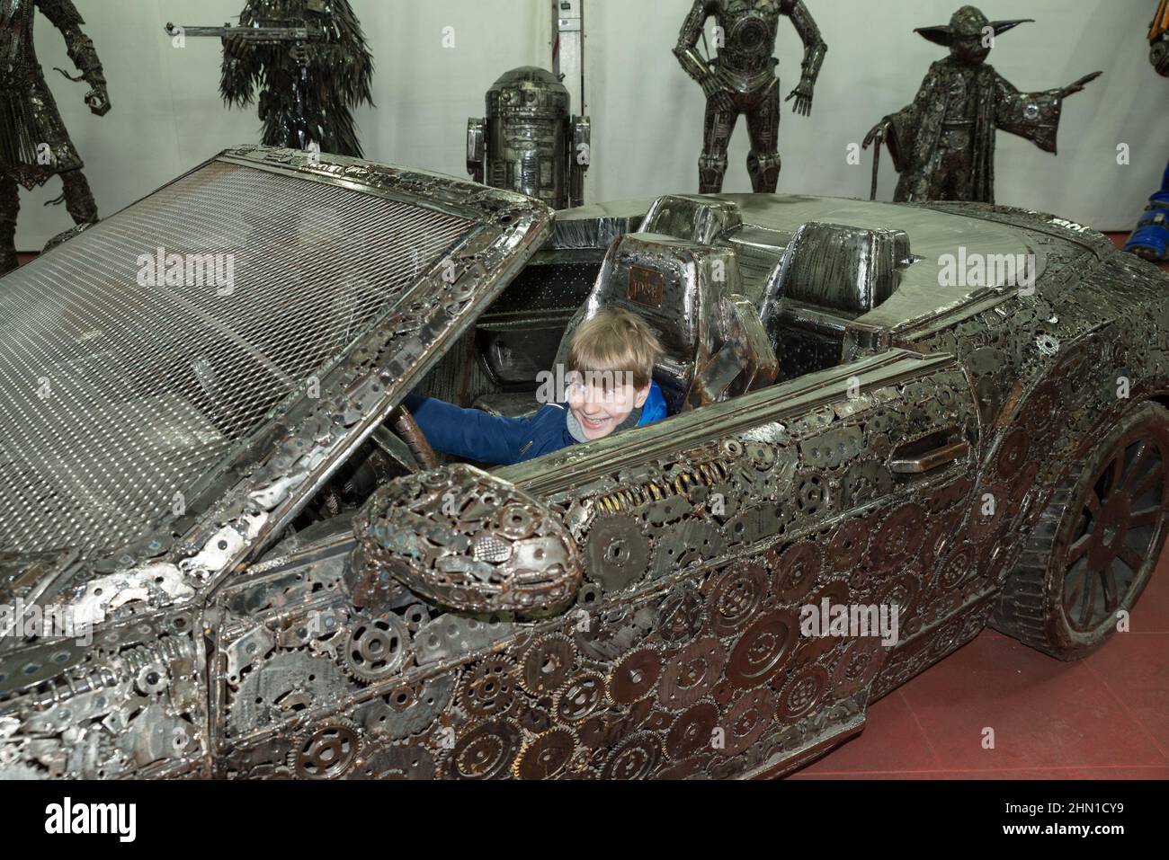 Gallery of Steel Figures Stock Photo Alamy