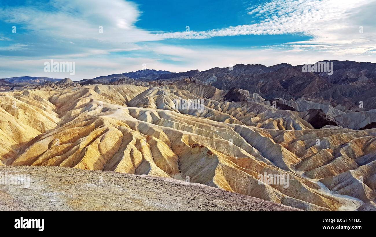California Death Valley desert landscape. Stock Photo