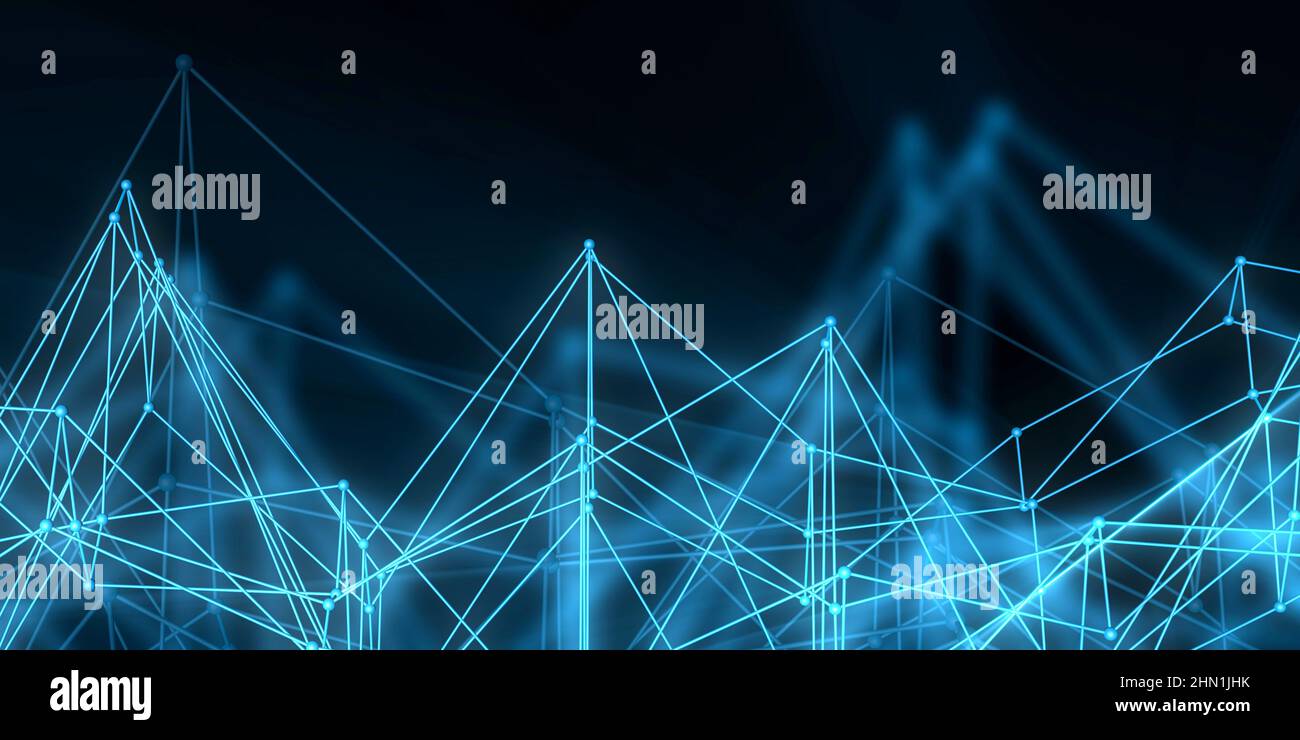 Digital Warfare and Humanoid Soldiers on Servers as Concept Stock Photo