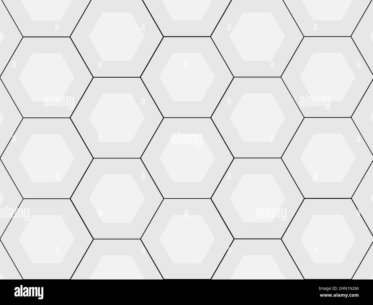 An illustrative abstract background of hexagon pattern Stock Photo