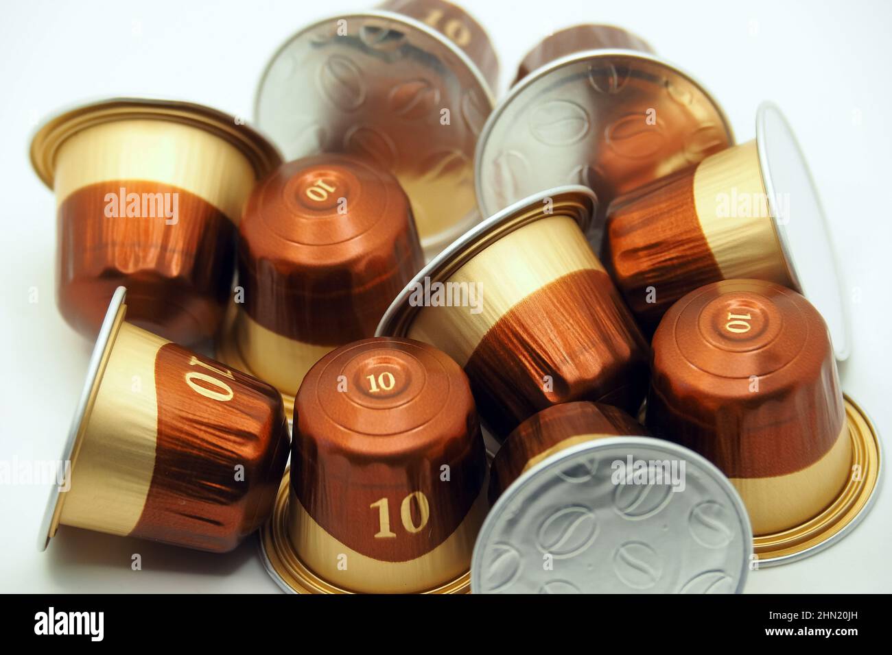 Douwe Egberts (is a Dutch brand) Omnia espresso coffee capsules Stock Photo Alamy