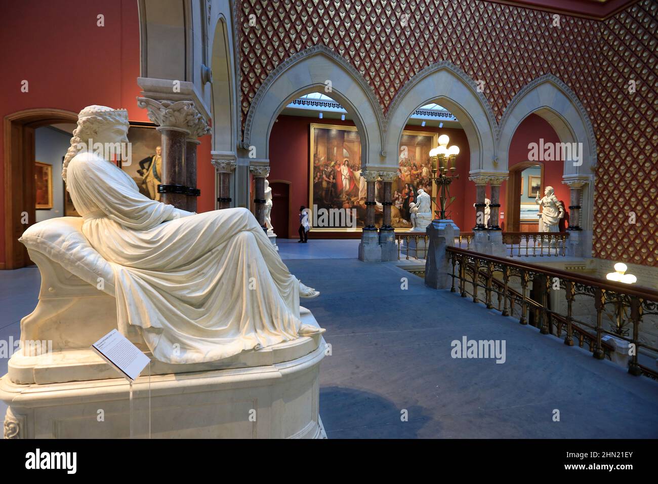 Marble sculpture of Semiramis (1873) by American artist William Wetmore