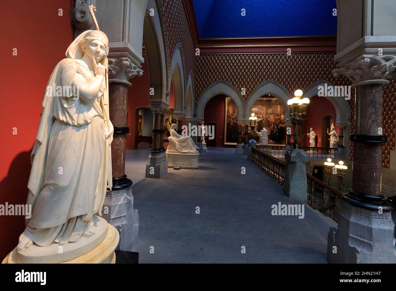 Marble sculpture Penelop 1851 by Italian Sculptor Rinaldo Rinaldi (1793 ...
