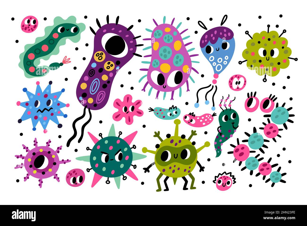 Цветные микробы