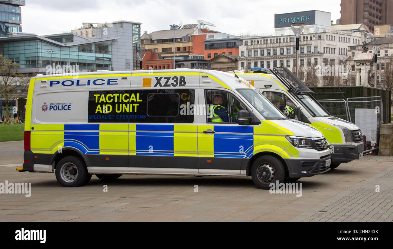 Greater Manchester Tactical Aid Unit Stock Photo