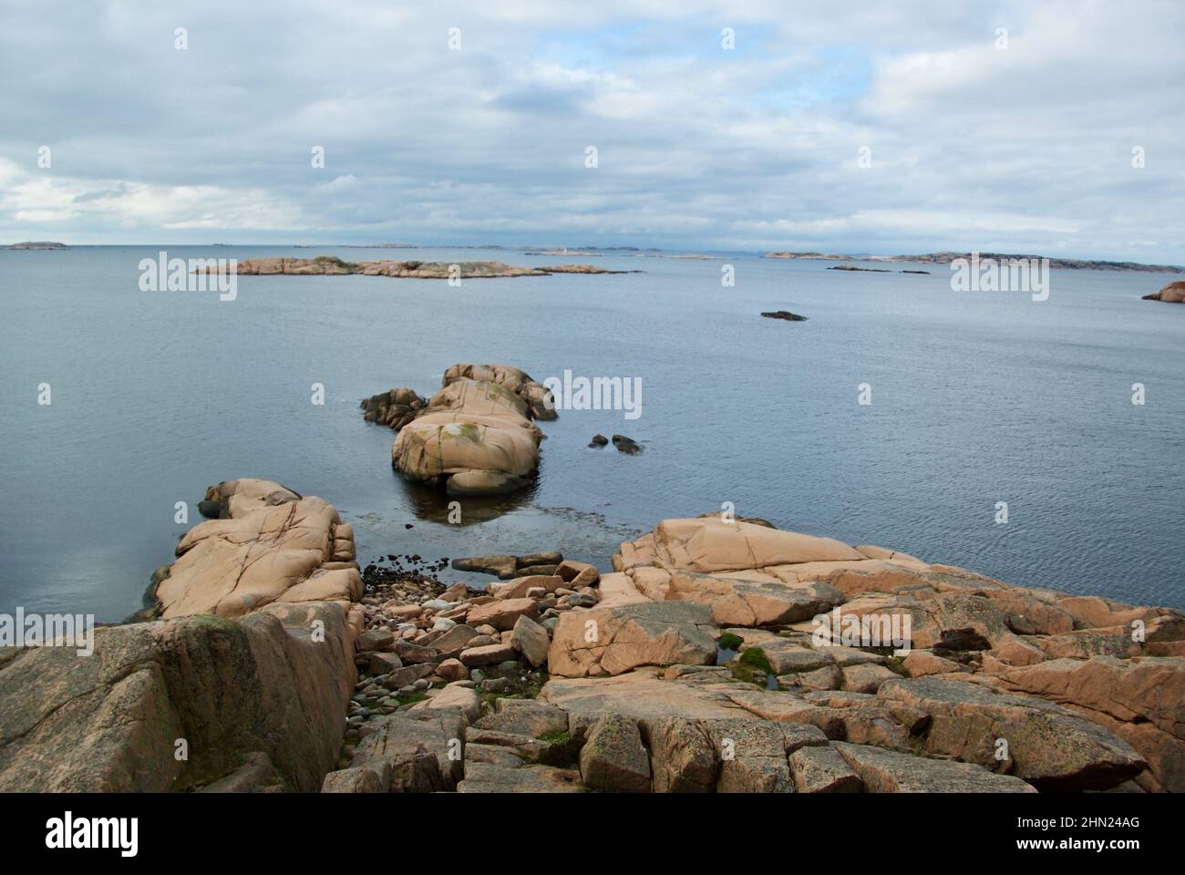 Landscape With Ocean And Red Granite Boulders At St ngehuvud Nature landscape-with-ocean-and-red-granite-boulders-at-st-ngehuvud-nature