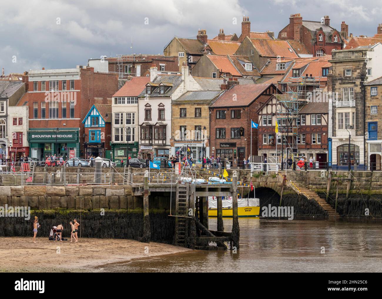 Whitby Town Houses, an urban view Stock Photo Alamy