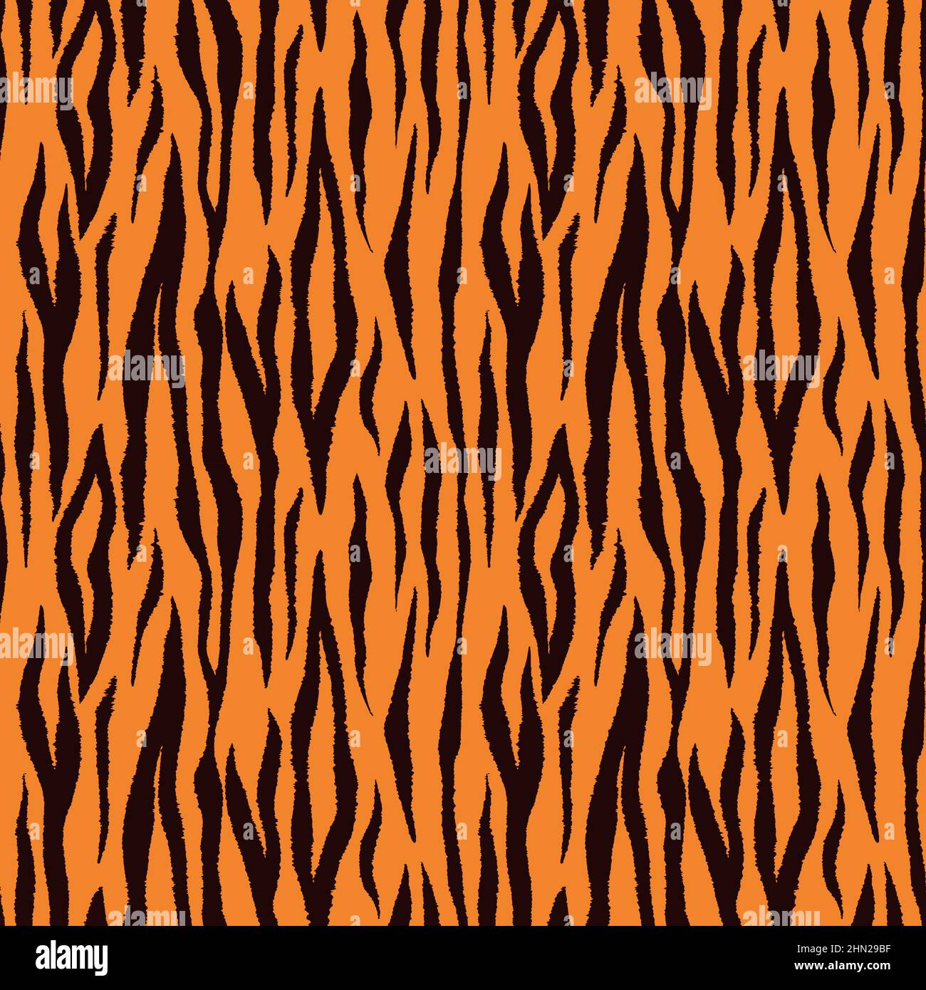 Tiger print, animal skin, seamless pattern with tiger stripes