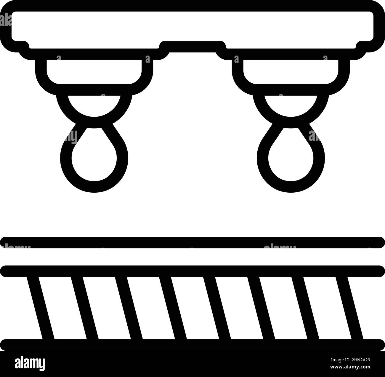 Water drop irrigation icon outline vector. Farm garden. Drip system ...