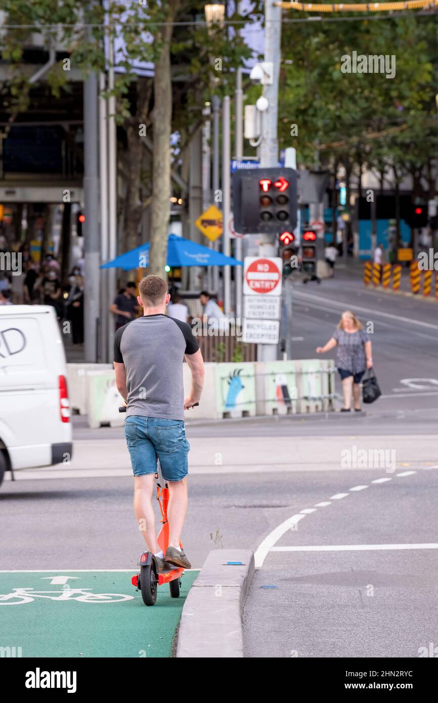 E scooter australia hires stock photography and images Alamy