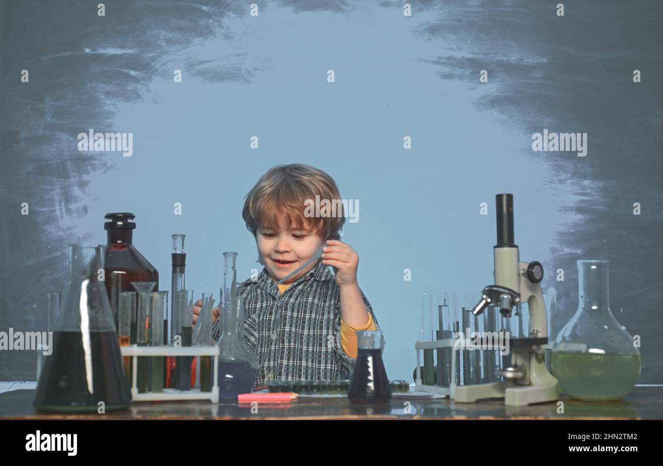 Elementary school. It was a little chemistry experiment. Back to school