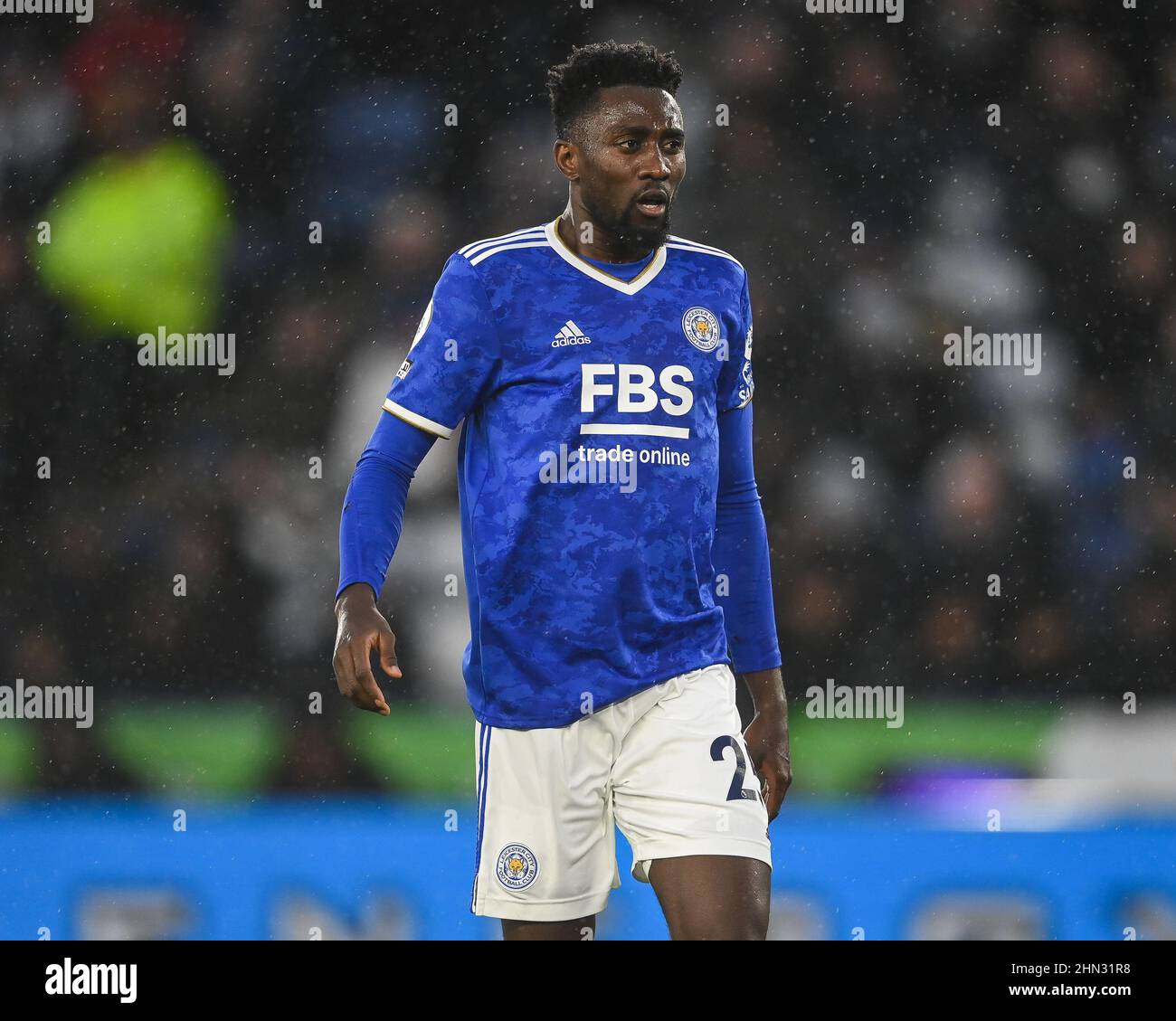 Wilfred Ndidi #25 of Leicester City during the game in, on 2/13/2022. (Photo by Craig Thomas/News Images/Sipa USA) Credit: Sipa USA/Alamy Live News Stock Photo
