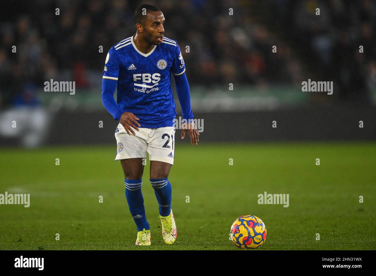 Ricardo Pereira #21 of Leicester City during the game in, on 2/13/2022