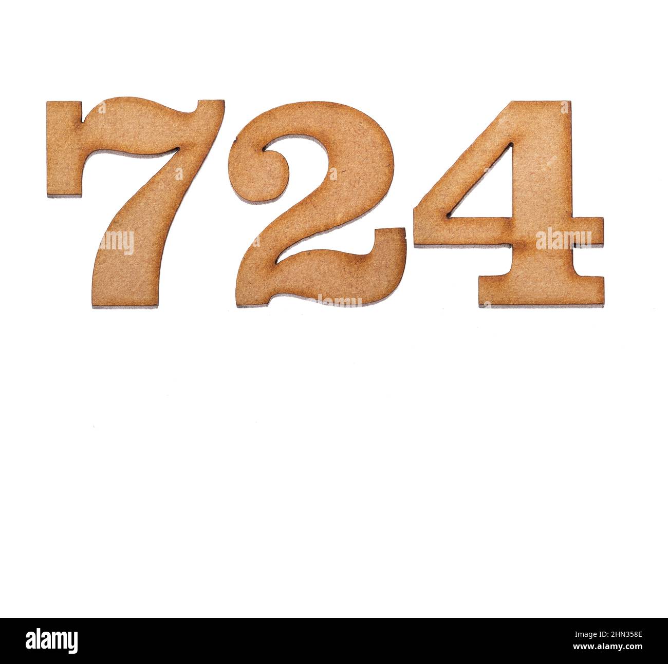 Number 724 Cut Out Stock Images & Pictures - Alamy