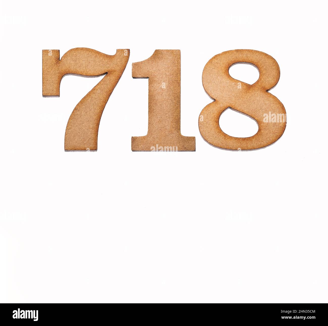Number 718 Cut Out Stock Images & Pictures - Alamy