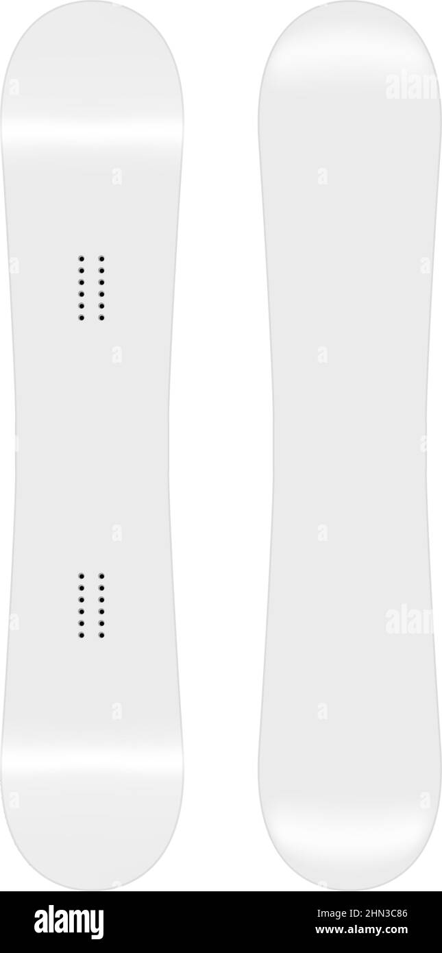 Snowboard template vector illustration ( design space Stock Vector Snowboard template vector illustration ( design space Stock Vector
