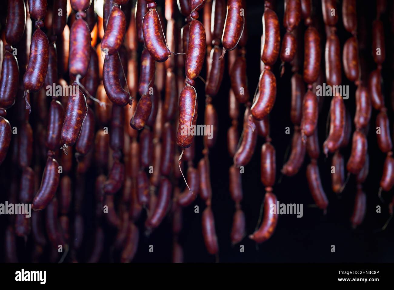 Drying sausage hires stock photography and images Alamy
