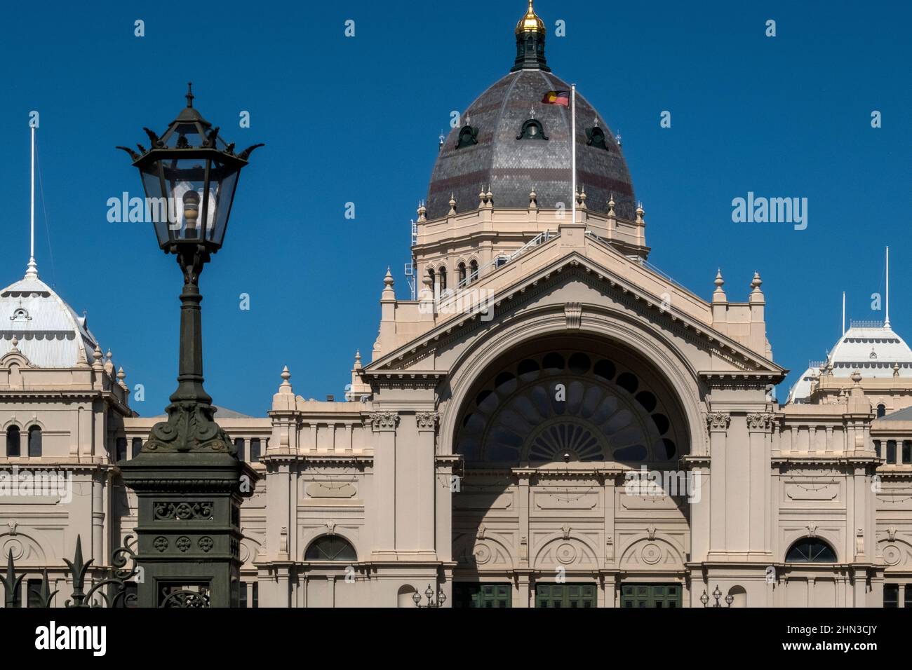 Royal Exhibition building in the Carlton Gardens, Carlton, Melbourne, Victoria, Australia Stock Photo