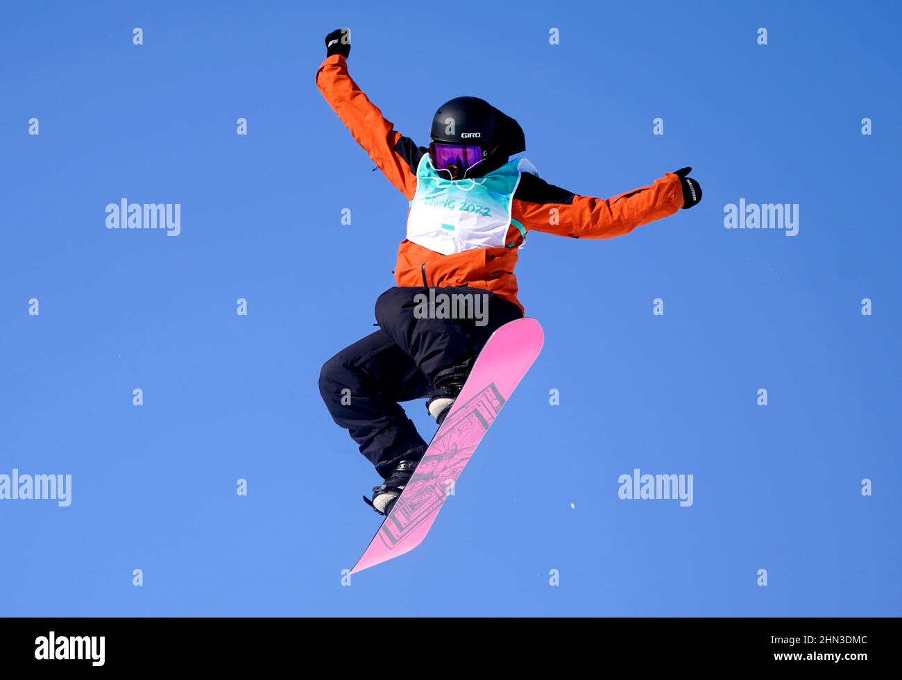 Finland's Enni Rukajarvi in action in the Women's Snowboard Big Air