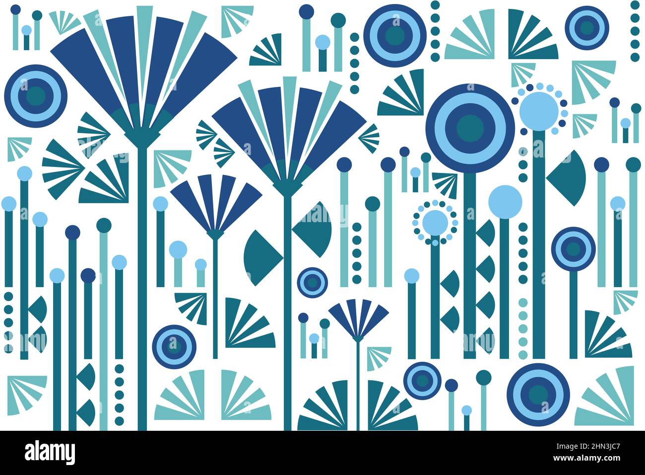 Abstract seamless vector flat pattern Stock Vector