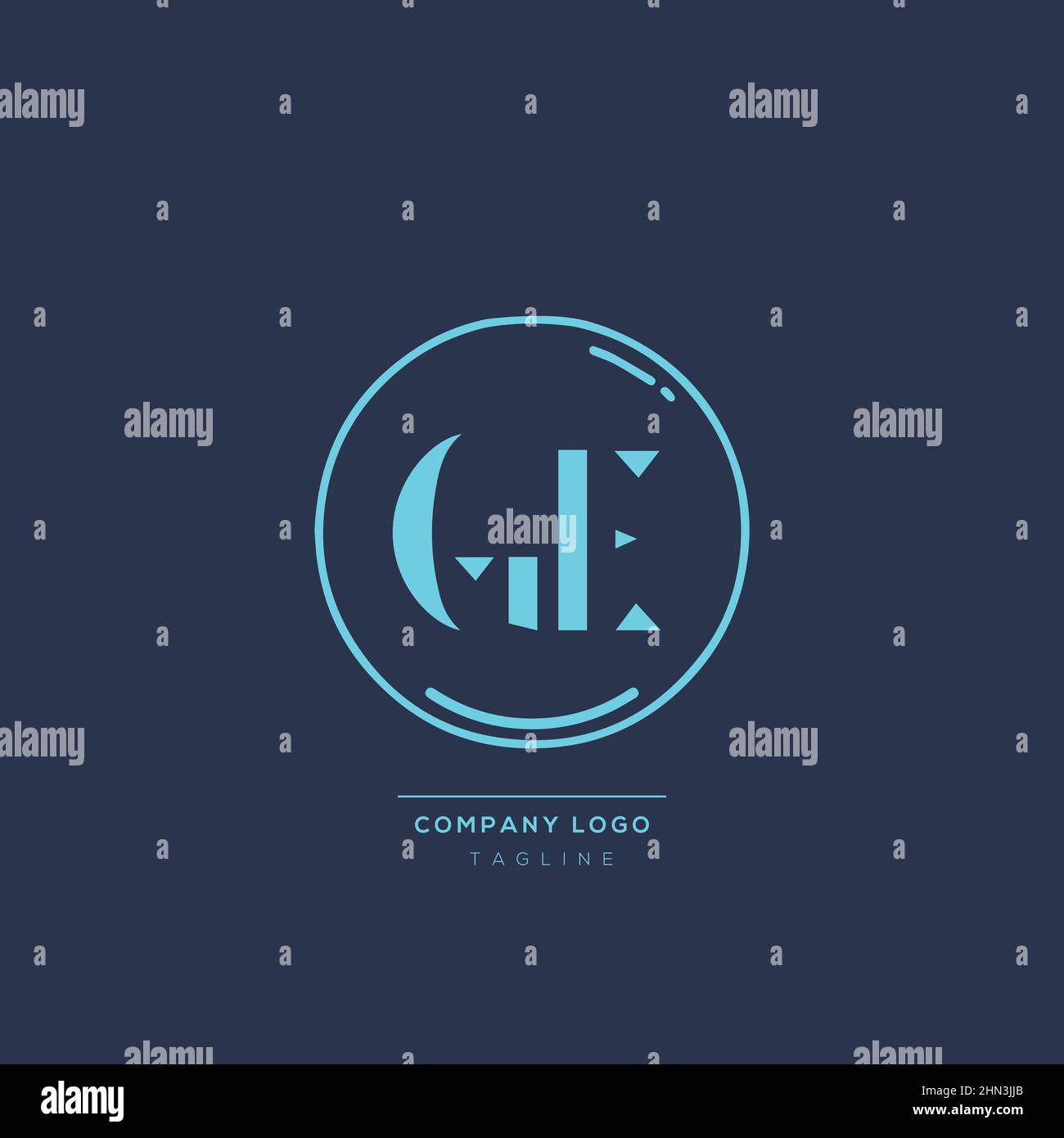 Luxury modern GE Letter Business Logo Design Alphabet Icon Vector ...