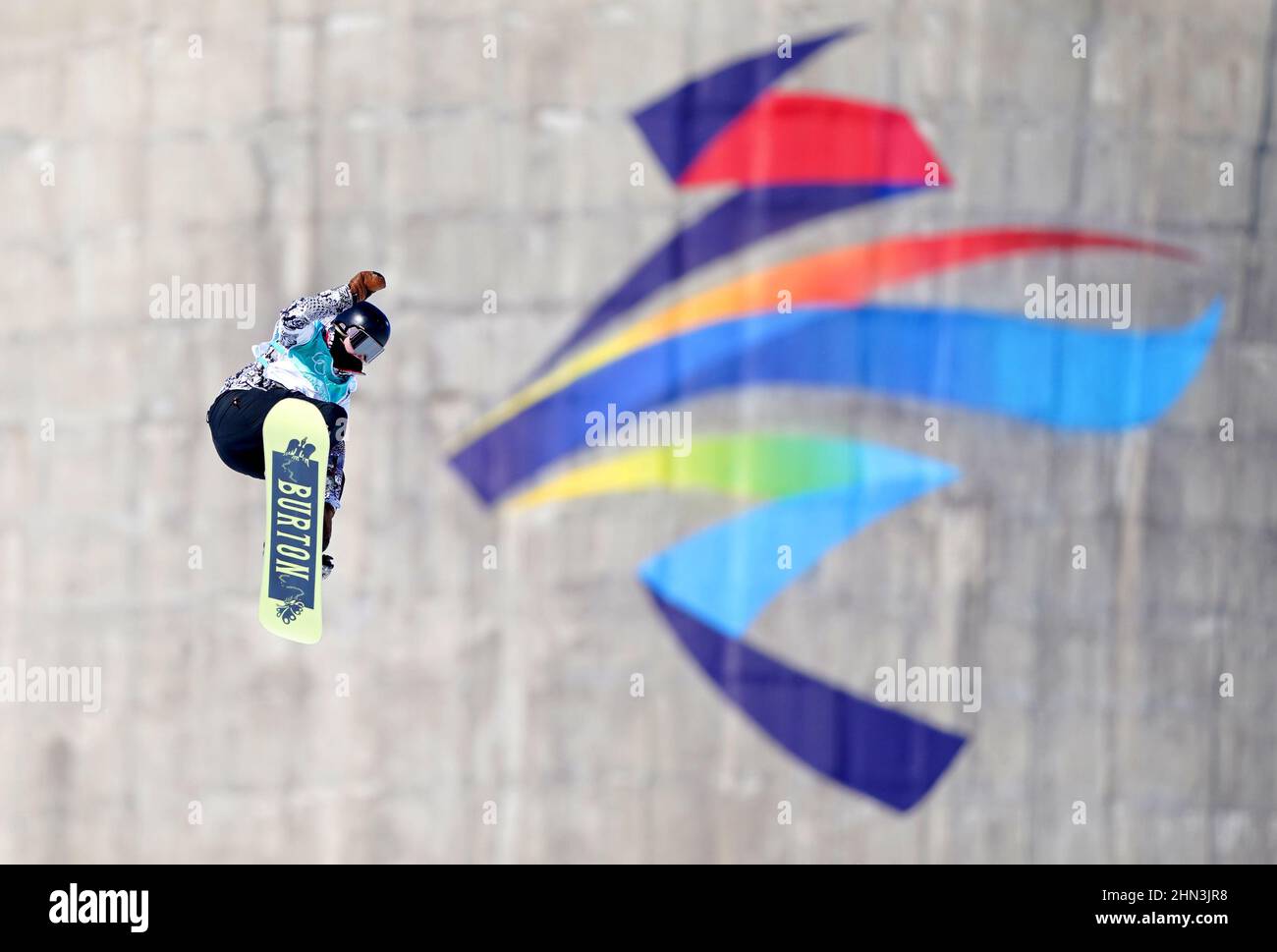 USA's Courtney Rummel in action in the Women's Snowboard Big Air