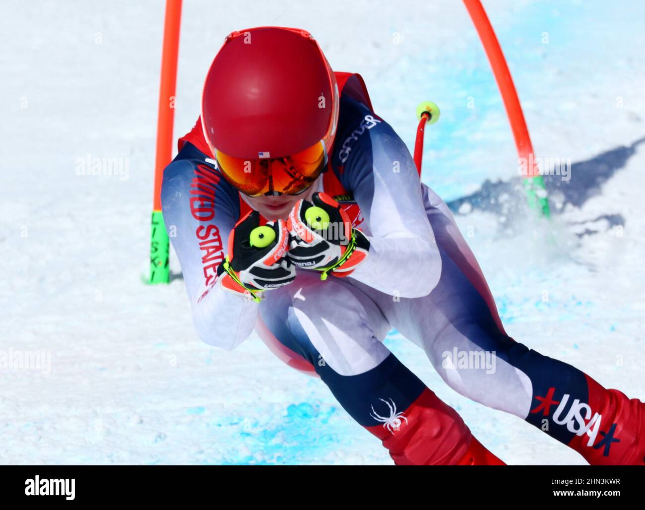 Mikaela shiffrin olympics hi-res stock photography and images - Alamy