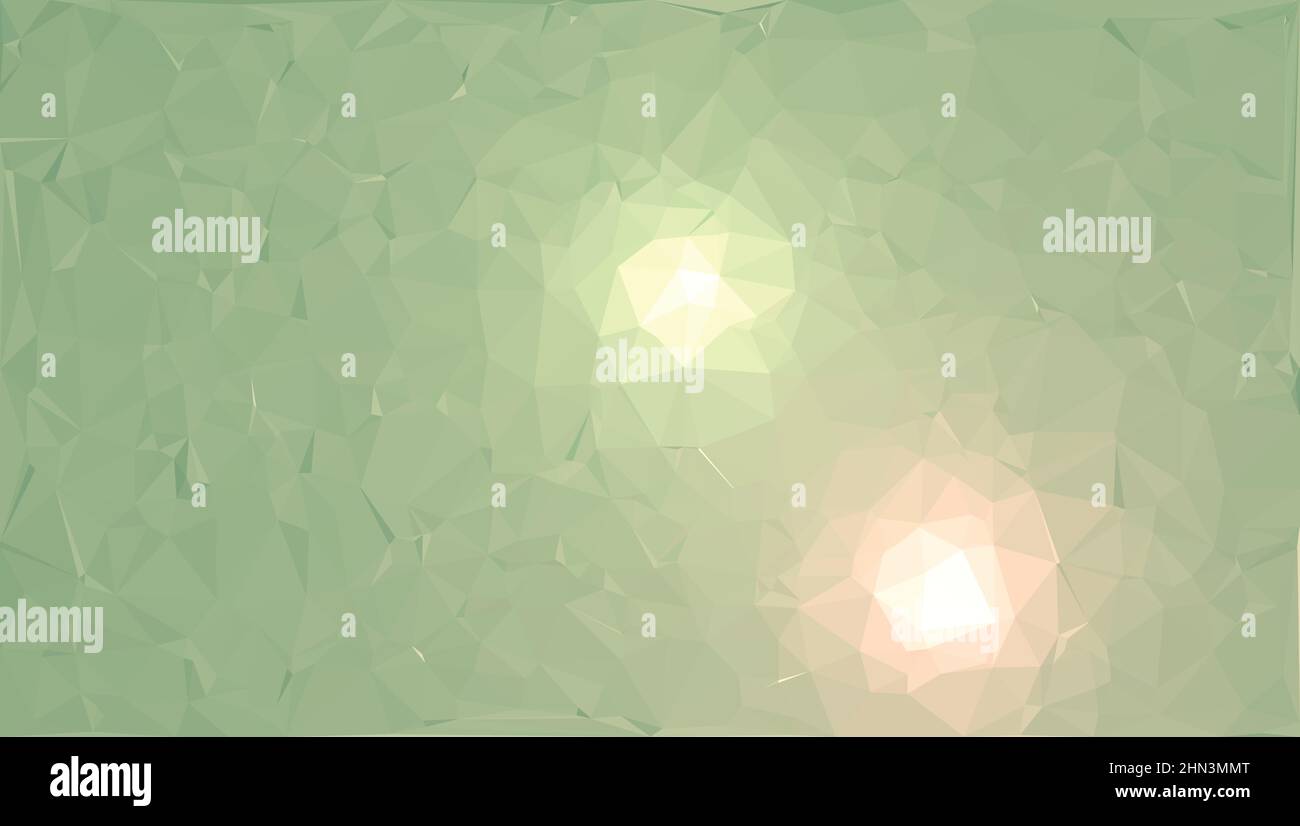 Abstract green triangle shape background. Abstract background of triangles, vector design. Stock Vector