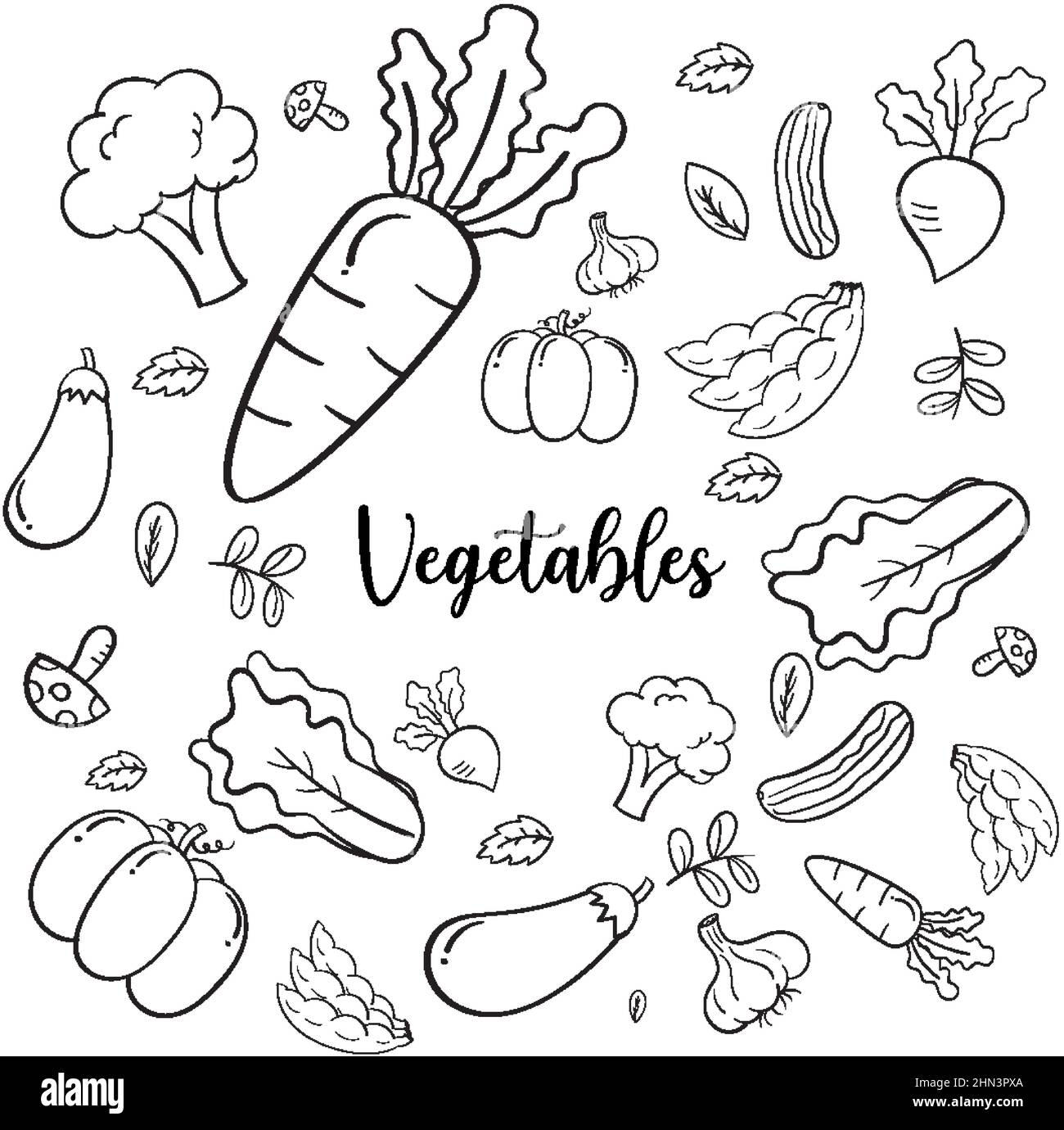 Hand drawn doodle icons set illustration Stock Vector Image & Art - Alamy