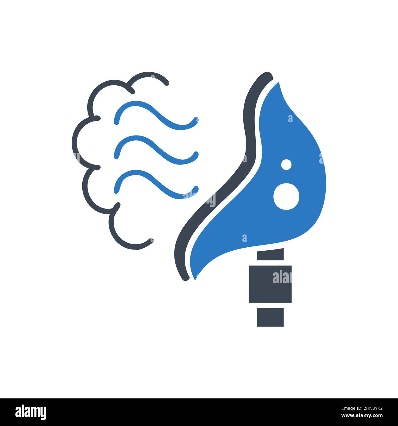 Mechanical ventilation related vector glyph icon Stock Vector Image