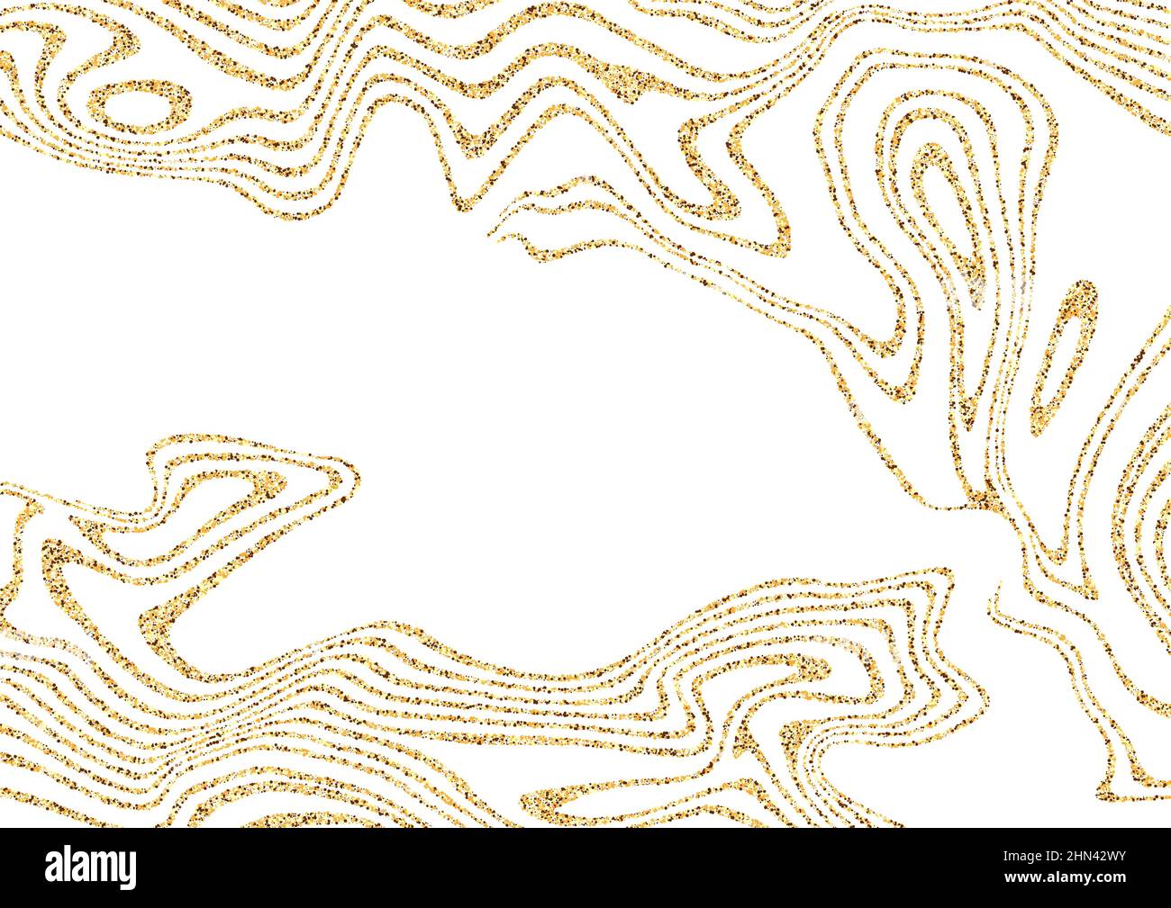 Wavy background gold glitters on a white background.Vector Stock Vector ...