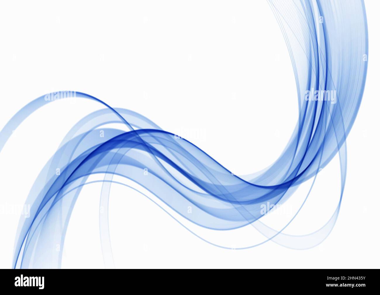Abstract blue wave. Flow of transparent blue abstract wave Stock Vector ...