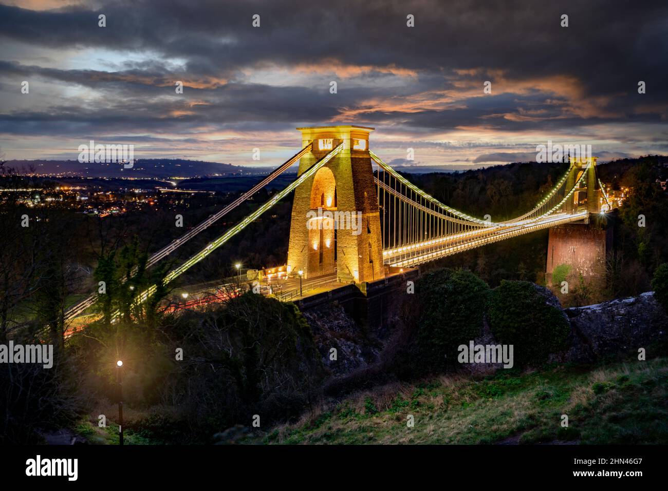 The Clifton Suspension Bridge, Bristol Stock Photo