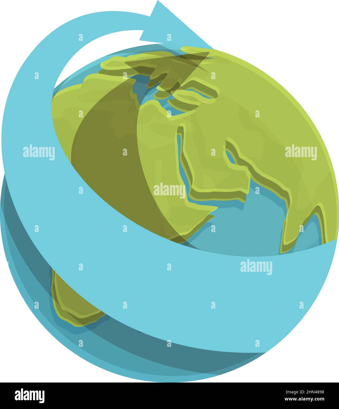 Globe icon cartoon vector. Around world. Travel earth Stock Vector ...
