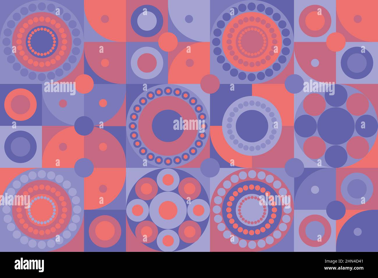 Geometric vector seamless pattern bold Stock Vector