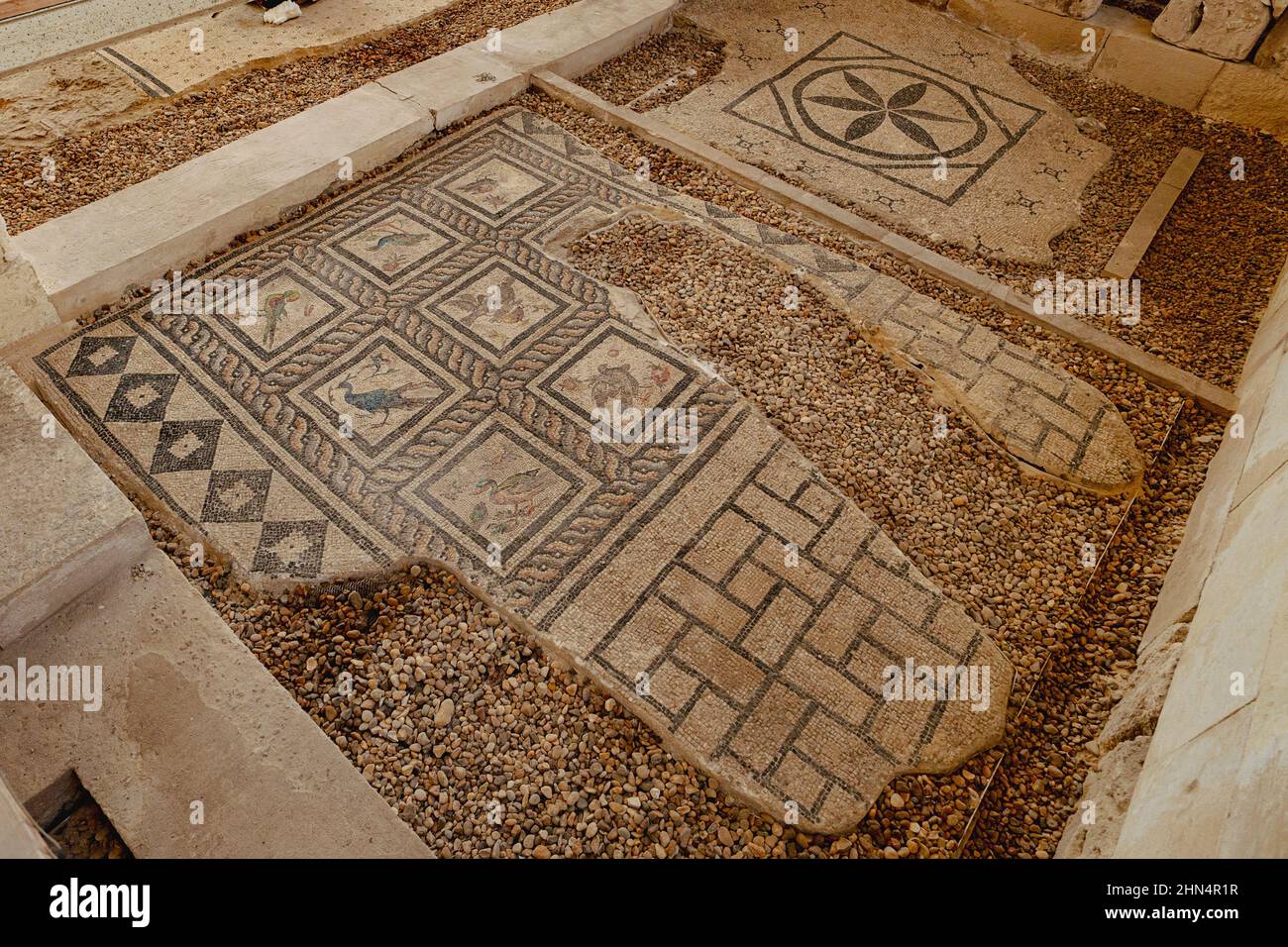 Ancient Roman Artifacts At The Excavations In The City Alexandria ...