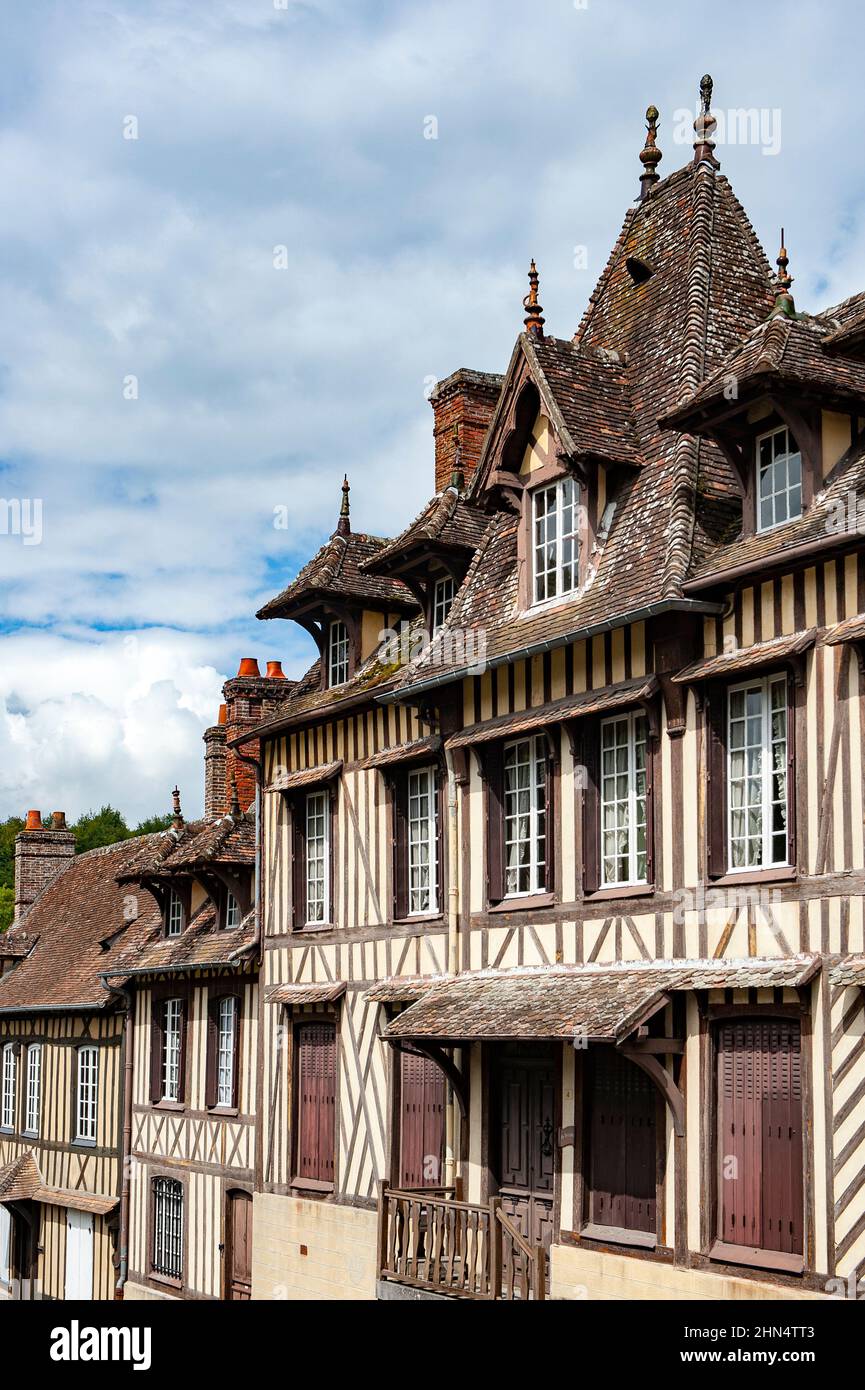 This is the house the composer Maurice Ravel lived during his stay in  Lyons-la-Forêt, Normandy, France Stock Photo - Alamy