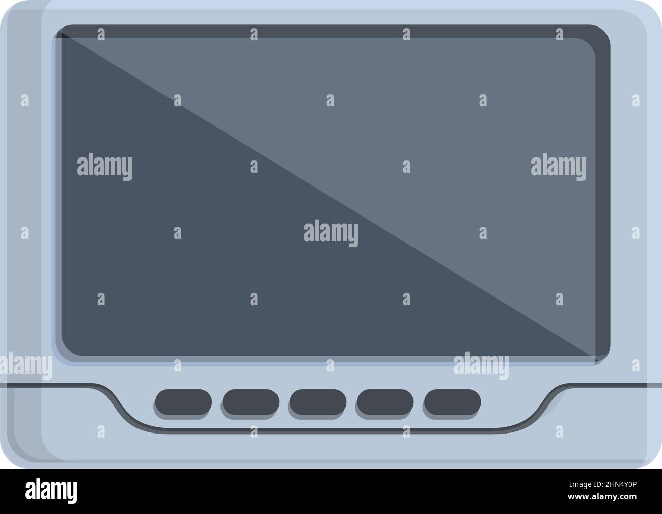 Video intercom icon cartoon vector. Door system. Phone security Stock Vector