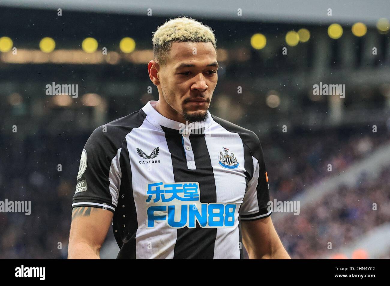 Joelinton #7 of Newcastle United during the game in Newcastle