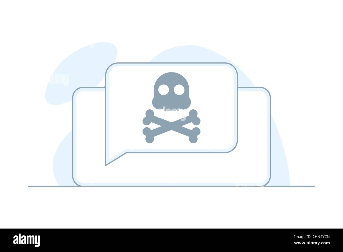 Vector illustration of error. Page error on phone screen. Flat style
