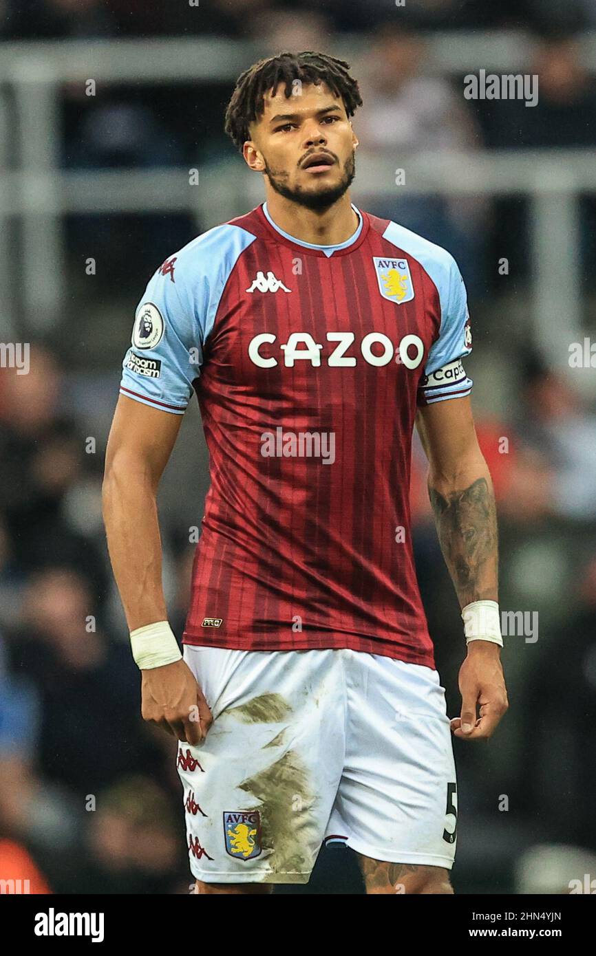 Tyrone Mings 5 of Aston Villa during the game in Newcastle