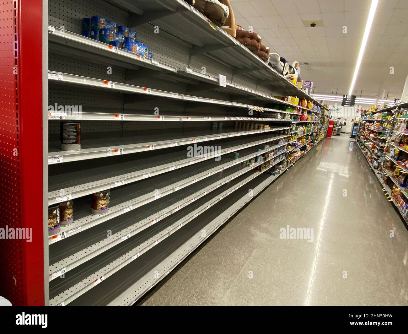 West Islip, New York, USA 5 February 2022 Supply chain issues from