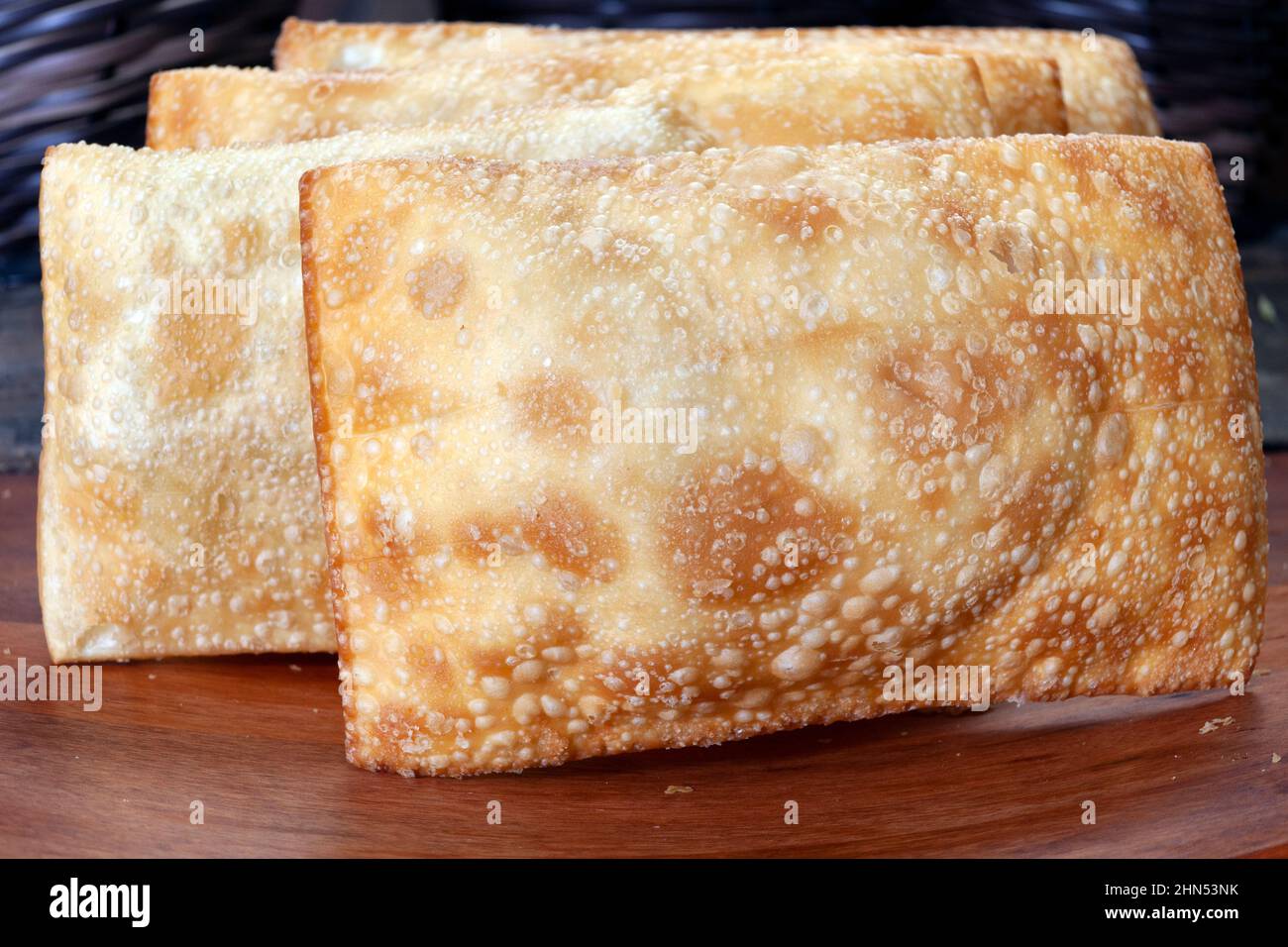 Pastel, Brazilian snack, Traditional Brazilian pastry Stock Photo Alamy