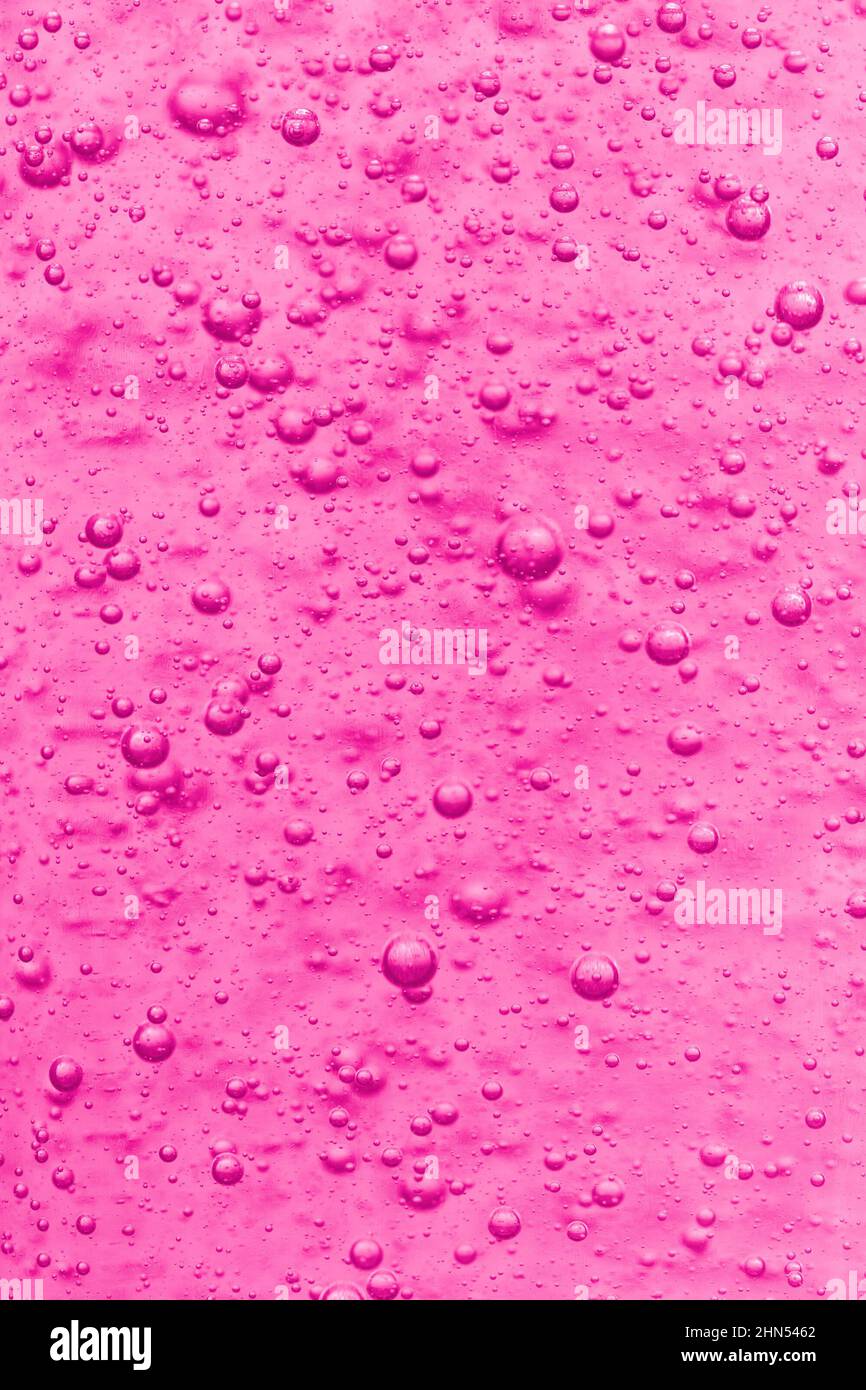 Abstract pink bubble background, shallow depth of field Stock Photo