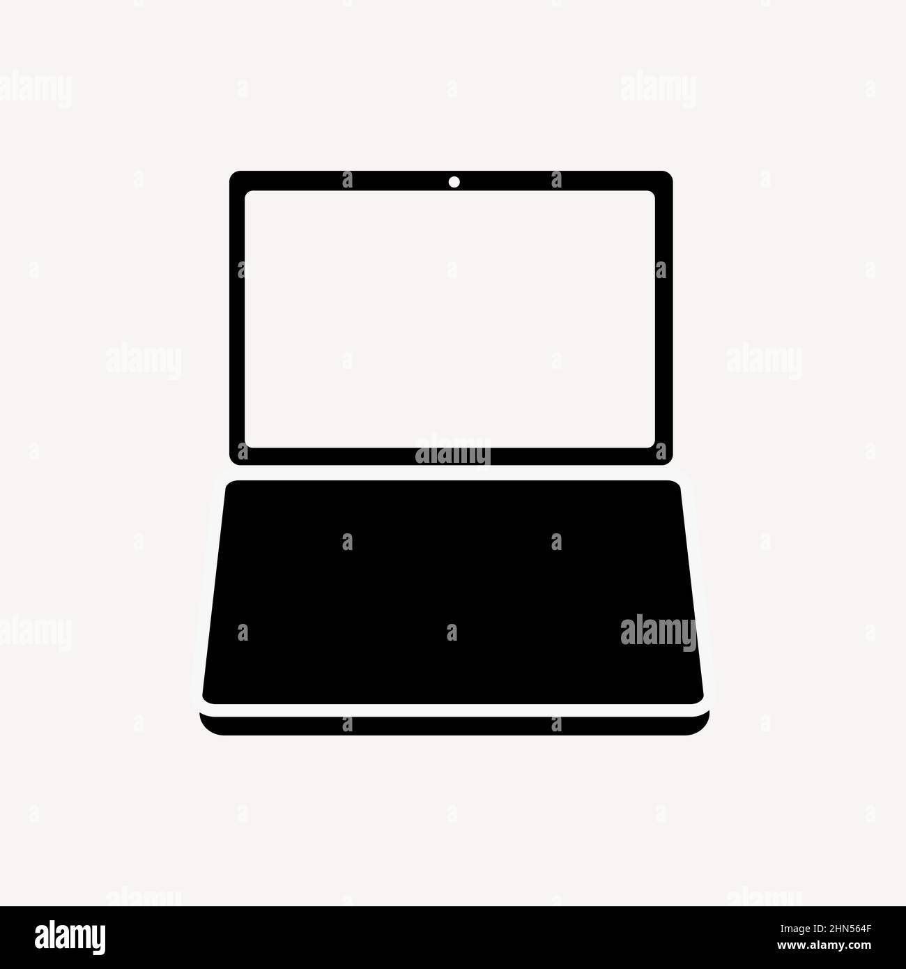 Computer on lap Stock Vector Images - Alamy
