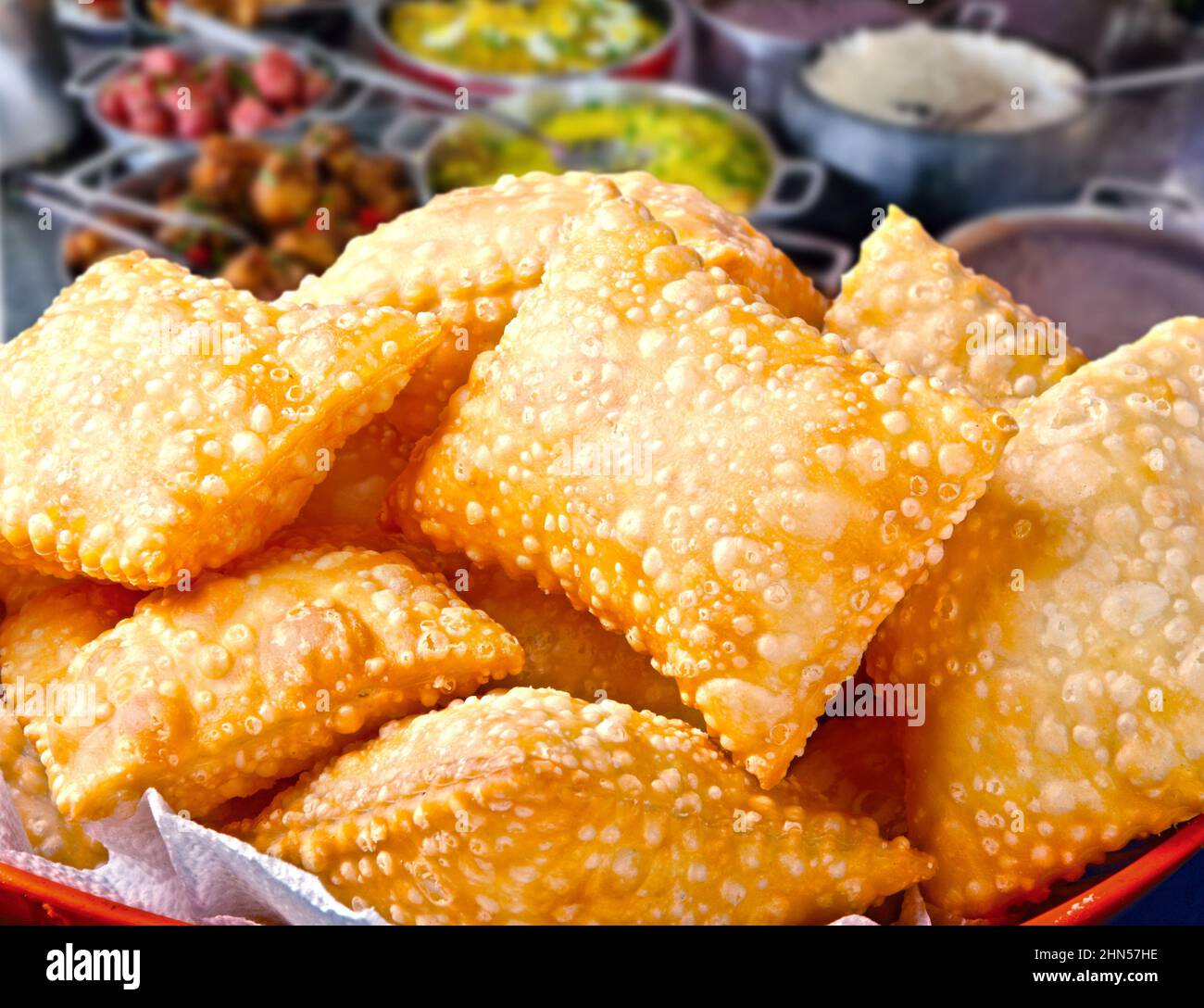 Pastel, Brazilian snack, Traditional Brazilian pastry Stock Photo Alamy