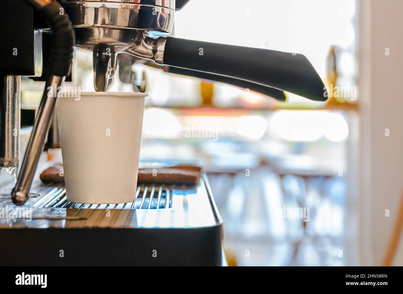 Professional espresso cafe machine in 