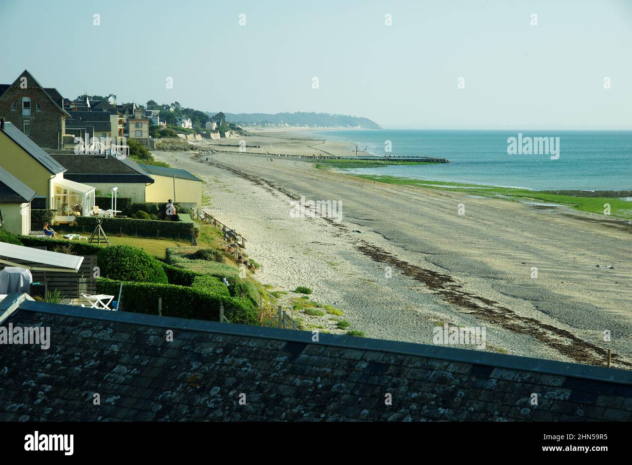 Saint-Pair-sur-Mer beach (Manche, Normandie, France, Europe). Stock Photo