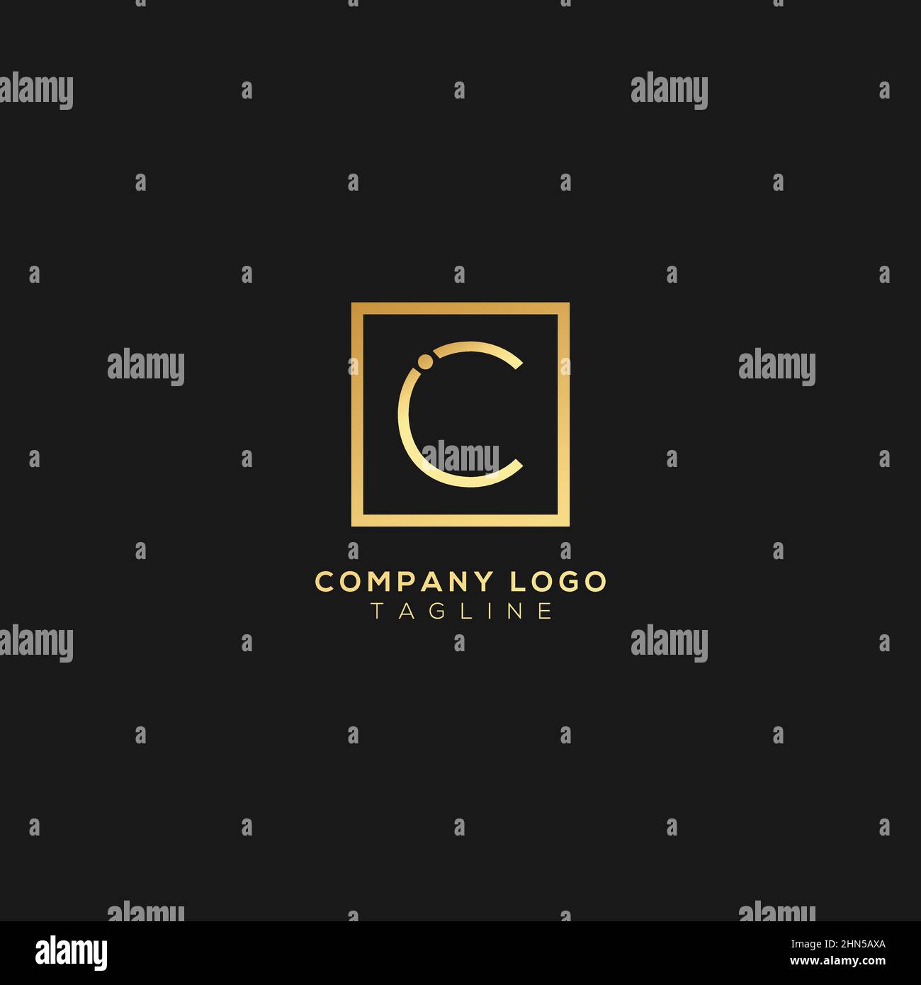 Abstract premium linear letter C logo icon design modern minimal style ...