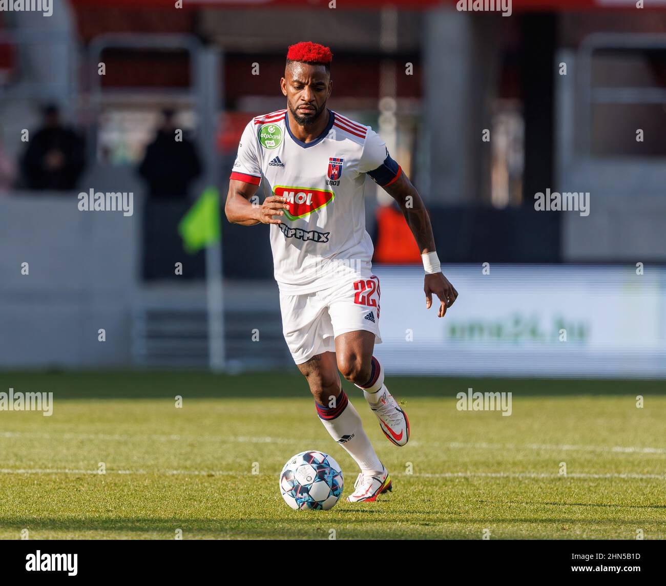 BUDAPEST, HUNGARY - FEBRUARY 15: (r-l) Isael da Silva Barbosa of